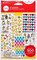 Stickers for Kids, Assorted Shapes, Animals and Smiley Faces (599 Stickers)